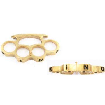 Brass Knuckle Belt Buckle (King) TC-60730